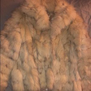 Fluffy mink coat